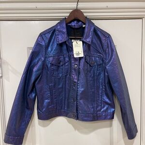 Levi’s Iridescent Purple Jean Jacket NWT XL